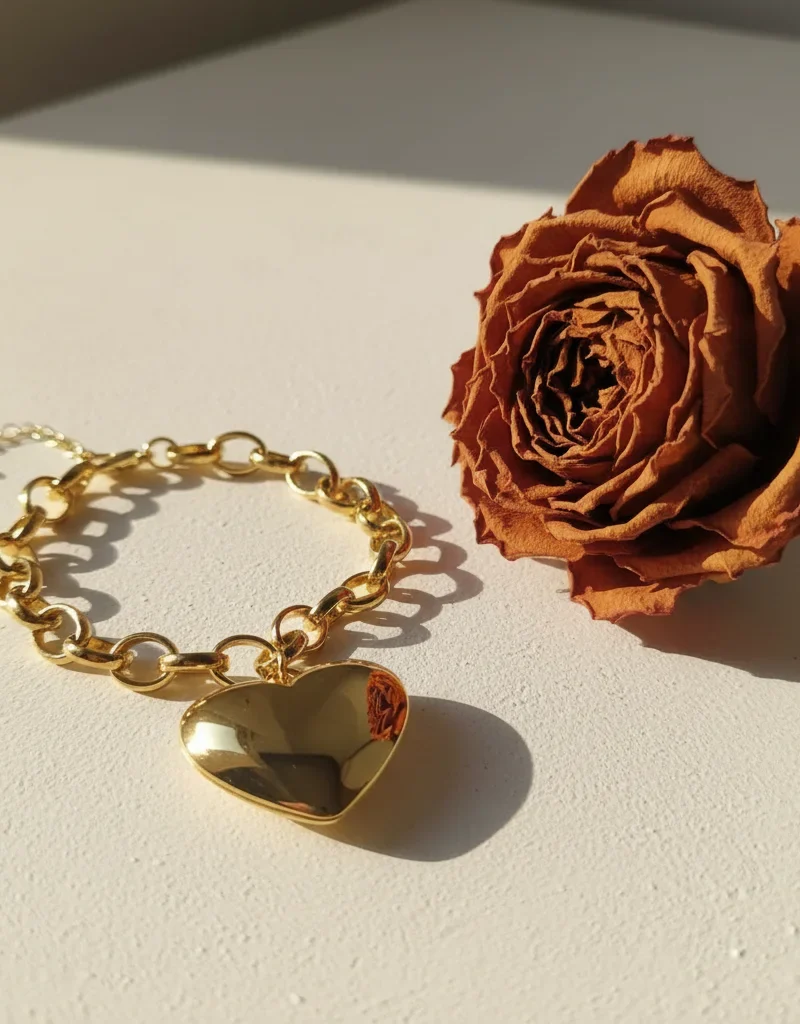 Pulseira Estilosa de Coração